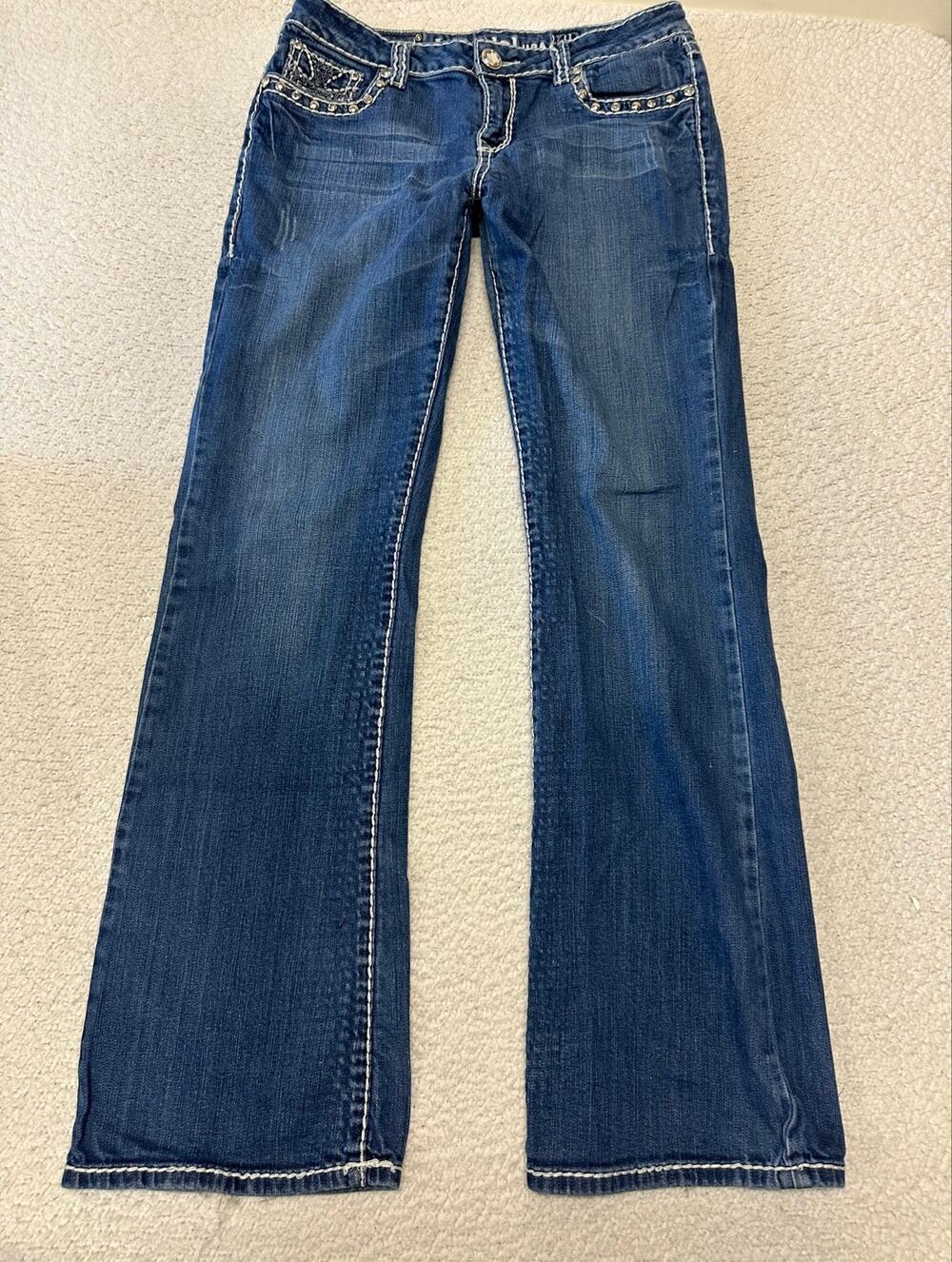 LA Idol Womens Bootcut Jeans Size 11